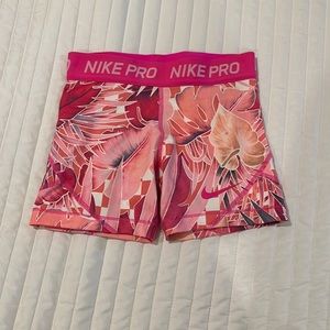 Kids Nike pro spandex shorts